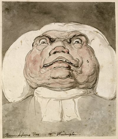 Reverendissimo Viro - V.H Huntington by Thomas Rowlandson